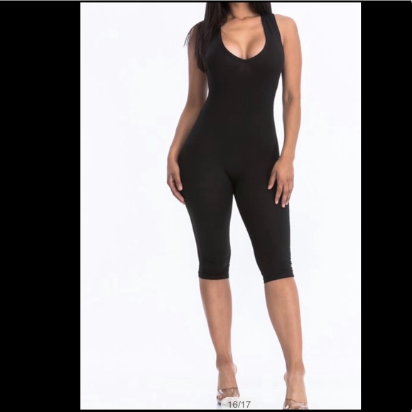 Black Short Bodysuit - Picture 1 of 1